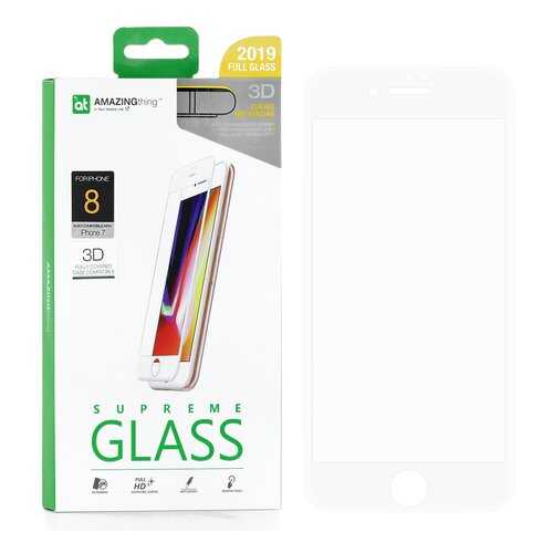 Защитное стекло AMAZINGthing SupremeGlass Hot Bending 3D White 0.3mm для Apple iPhone 7 в Связной