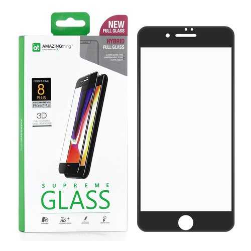 Защитное стекло AMAZINGthing SupremeGlass Hybrid 3D Black 0.2mm для Apple iPhone 7 Plus в Связной