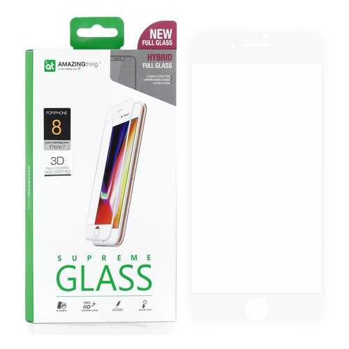 Защитное стекло AMAZINGthing SupremeGlass Hybrid 3D White 0.2mm для Apple iPhone 7 в Связной