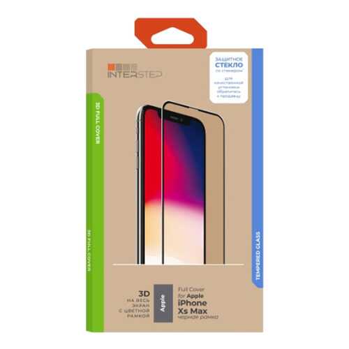 Защитное стекло InterStep для Apple iPhone XS Max (IS-TG-IPHOXSM3B-UA3B202) в Связной