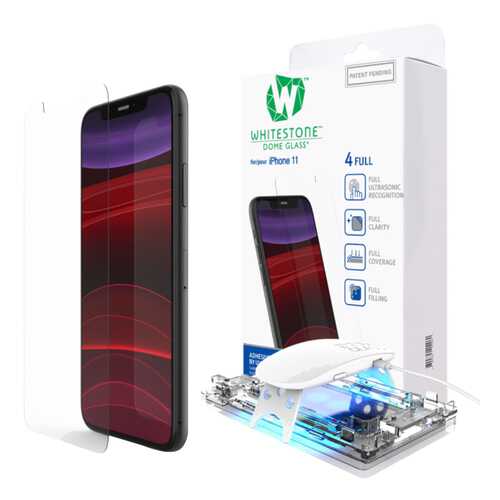 Защитное стекло Whitestone Dome с UV-лампой (8809365403851) для iPhone 11/XR (Clear) в Связной