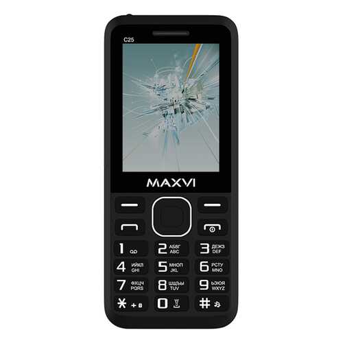 Мобильный телефон Maxvi C25 Black в Связной