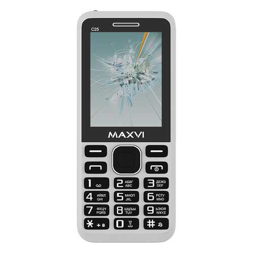 Мобильный телефон Maxvi C25 White в Связной