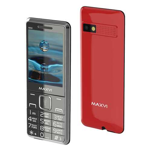 Мобильный телефон Maxvi X650 Red в Связной