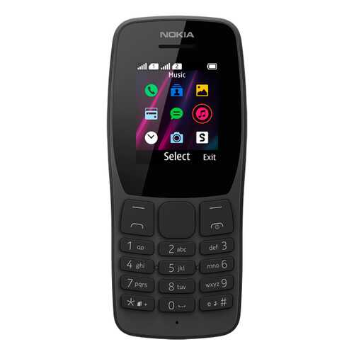 Мобильный телефон Nokia 110DS ТА-1192 Black в Связной