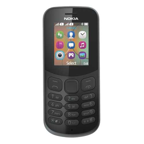 Мобильный телефон Nokia 130 DS (TA-1017) Black в Связной