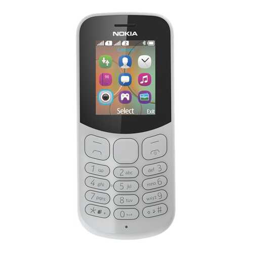 Мобильный телефон Nokia 130 DS (TA-1017) Gray в Связной