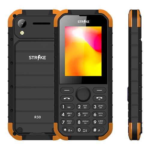 Мобильный телефон STRIKE R30 Black/Orange в Связной