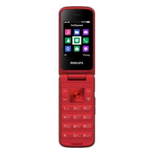 Мобильный телефон Philips Xenium E255 Red в Связной