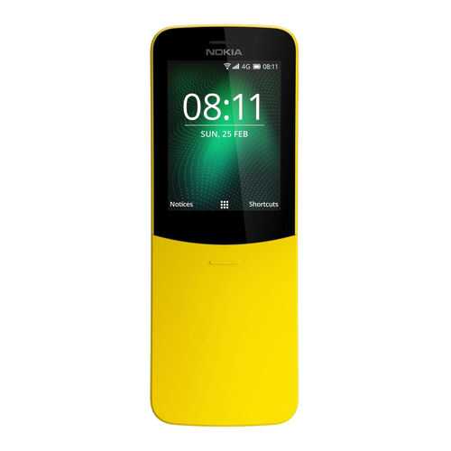 Мобильный телефон Nokia 8110 (TA-1048) Yellow в Связной