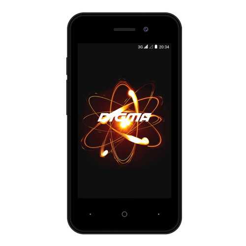 Смартфон Digma Linx Atom 3G 4Gb Black в Связной