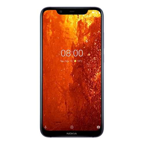 Смартфон Nokia 8.1 64Gb Indigo в Связной