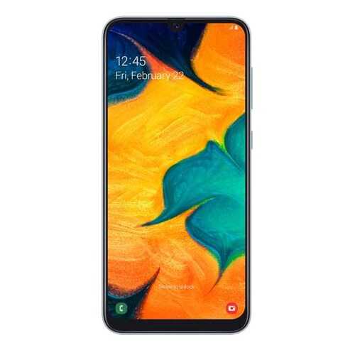 Смартфон Samsung Galaxy A30 (2019) 32Gb White (SM-A305F) в Связной